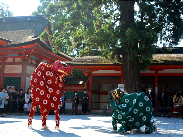 香椎宮奉納獅子楽