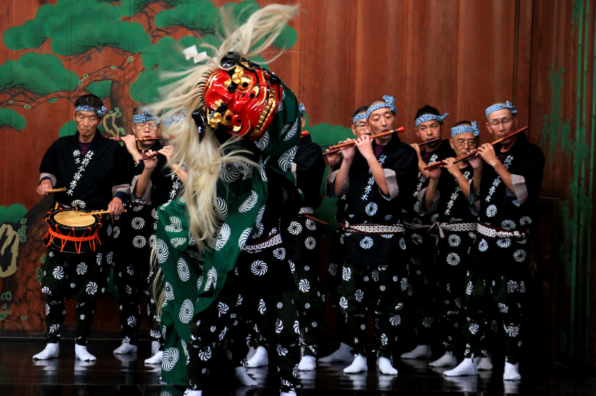 今宿青木獅子舞